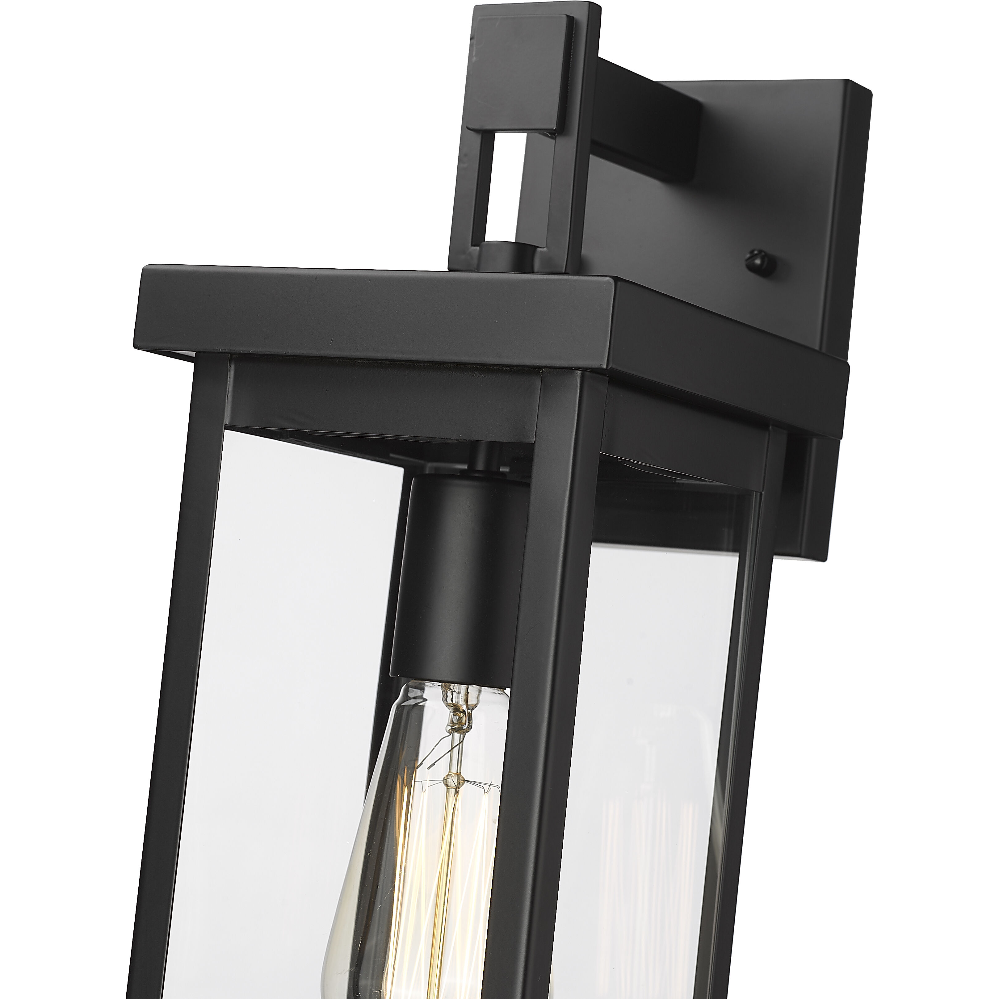 Barkeley 1 Light 16 inch Powder Coated Black Outdoor Wall Sconce